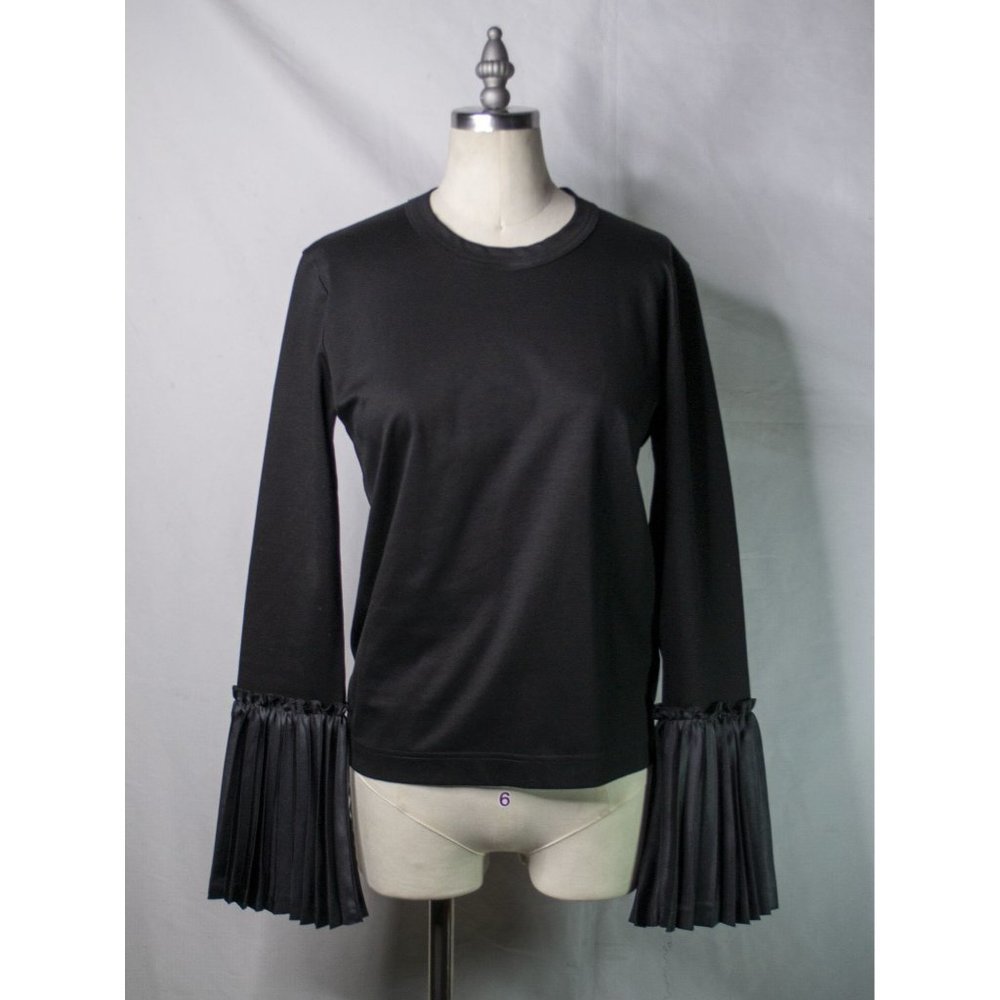 Comme Des Garçons Noir Kei Ninomiya Black Ruffle Long sleeve Made in Japan